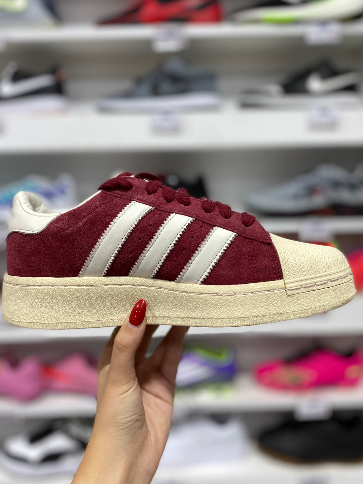 Adidas Superstar XLG "Collegiate Burgundy