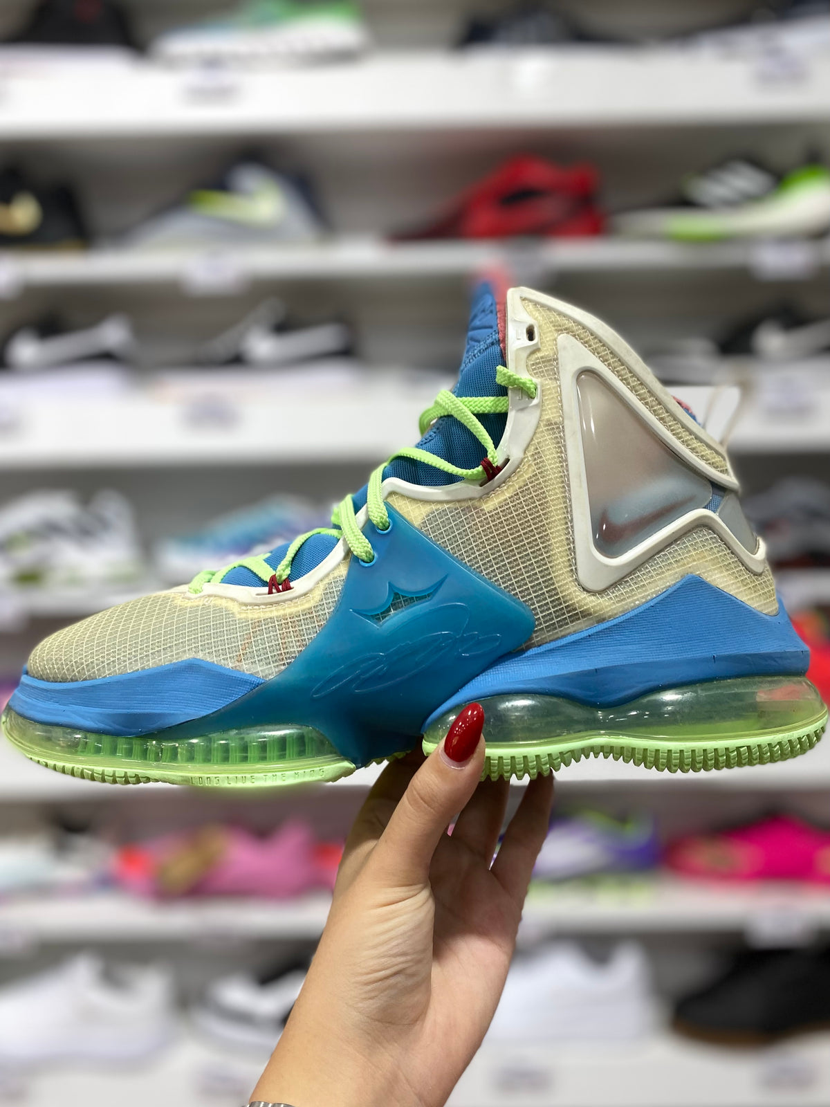 Nike LeBron 19 "Dutch Blue/Lime Glow"