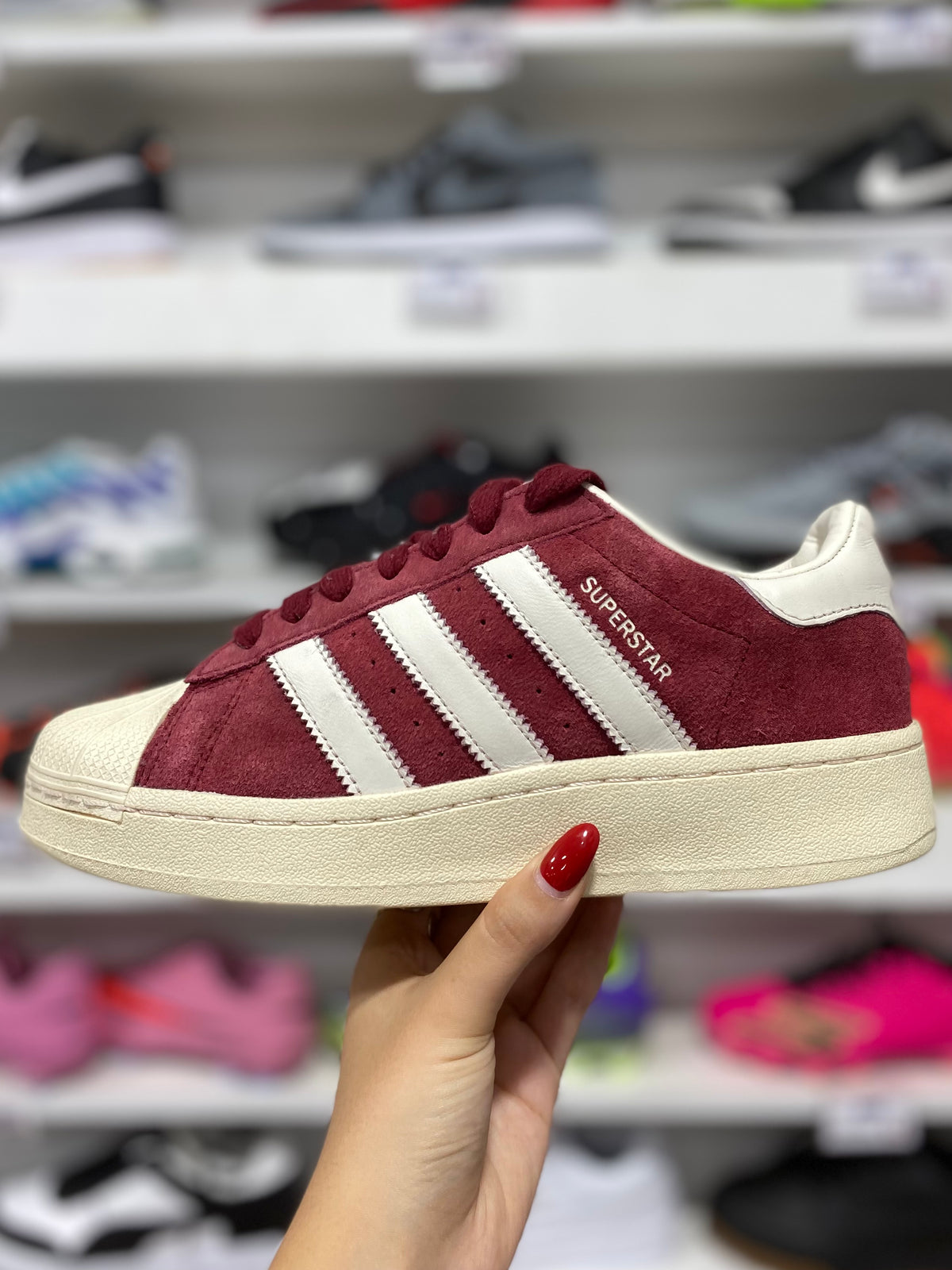 Adidas Superstar XLG "Collegiate Burgundy