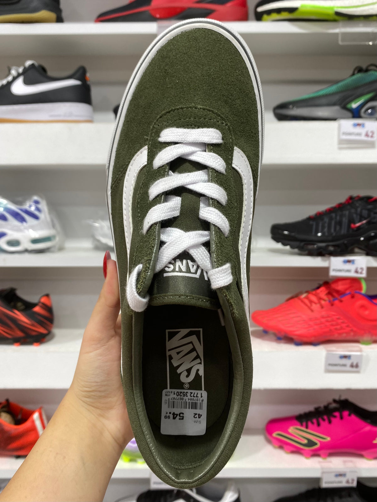 Vans vertes