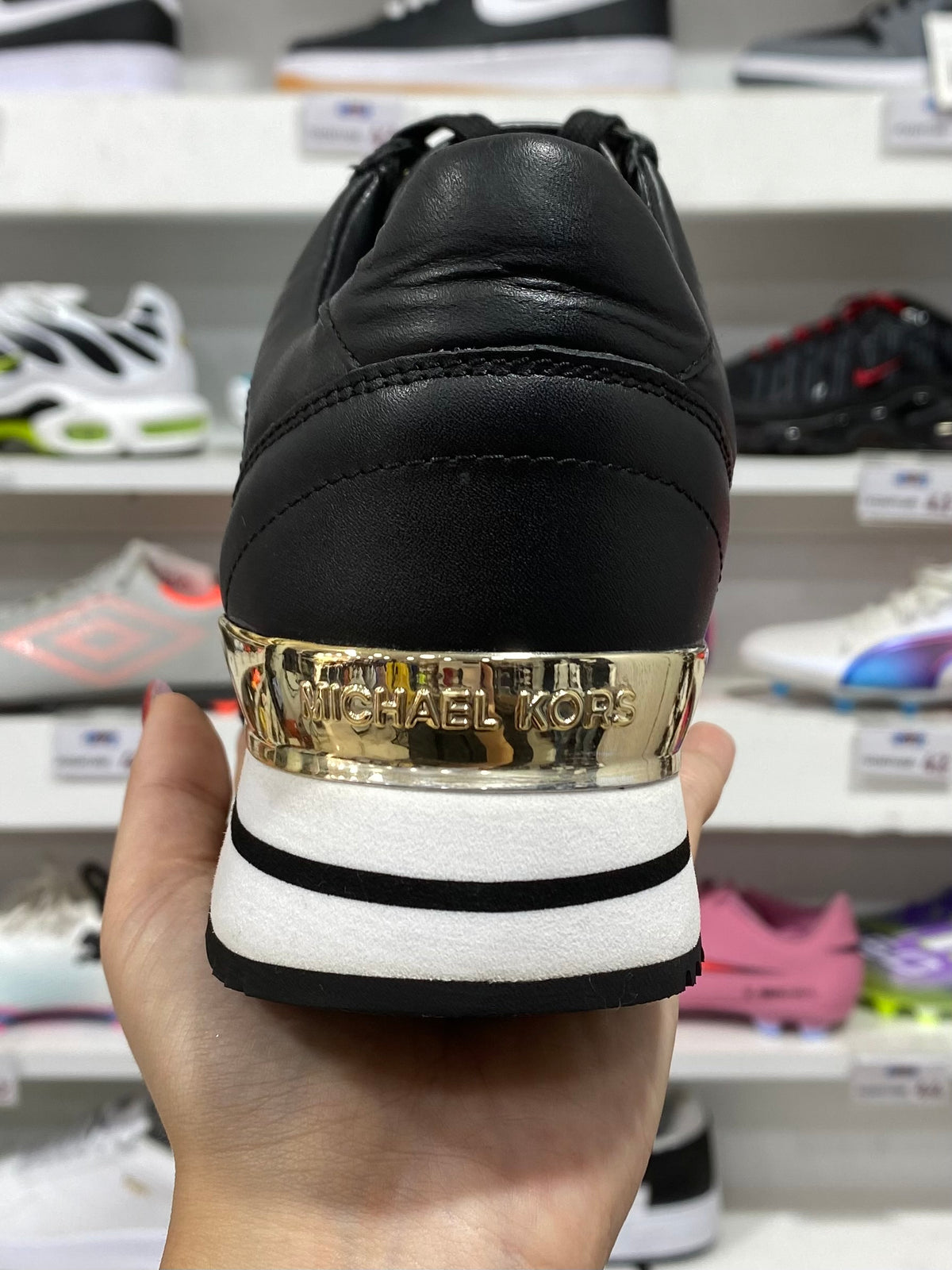 Michael Kors Nova Leather Trainer