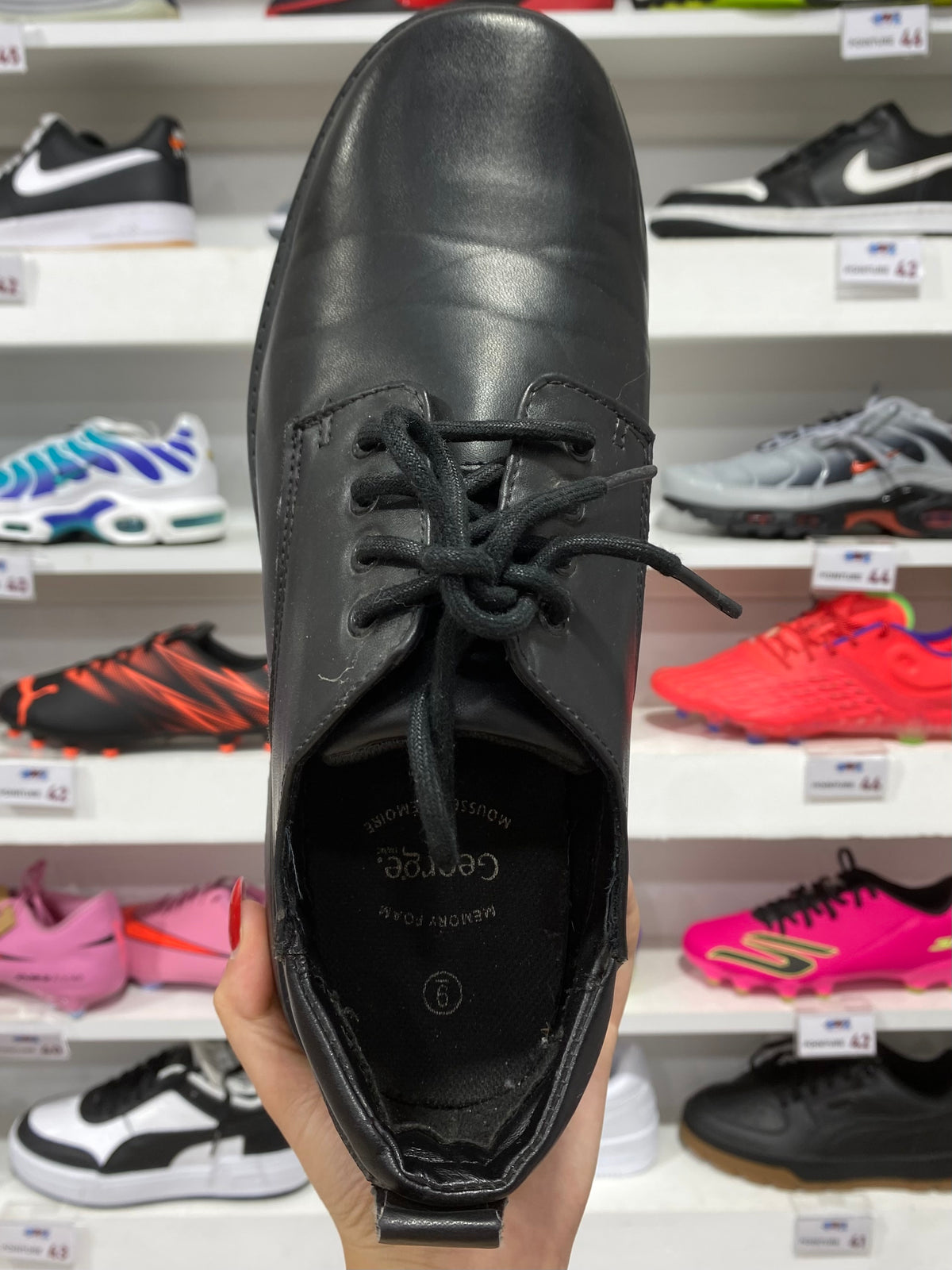 George chunky lace up derby