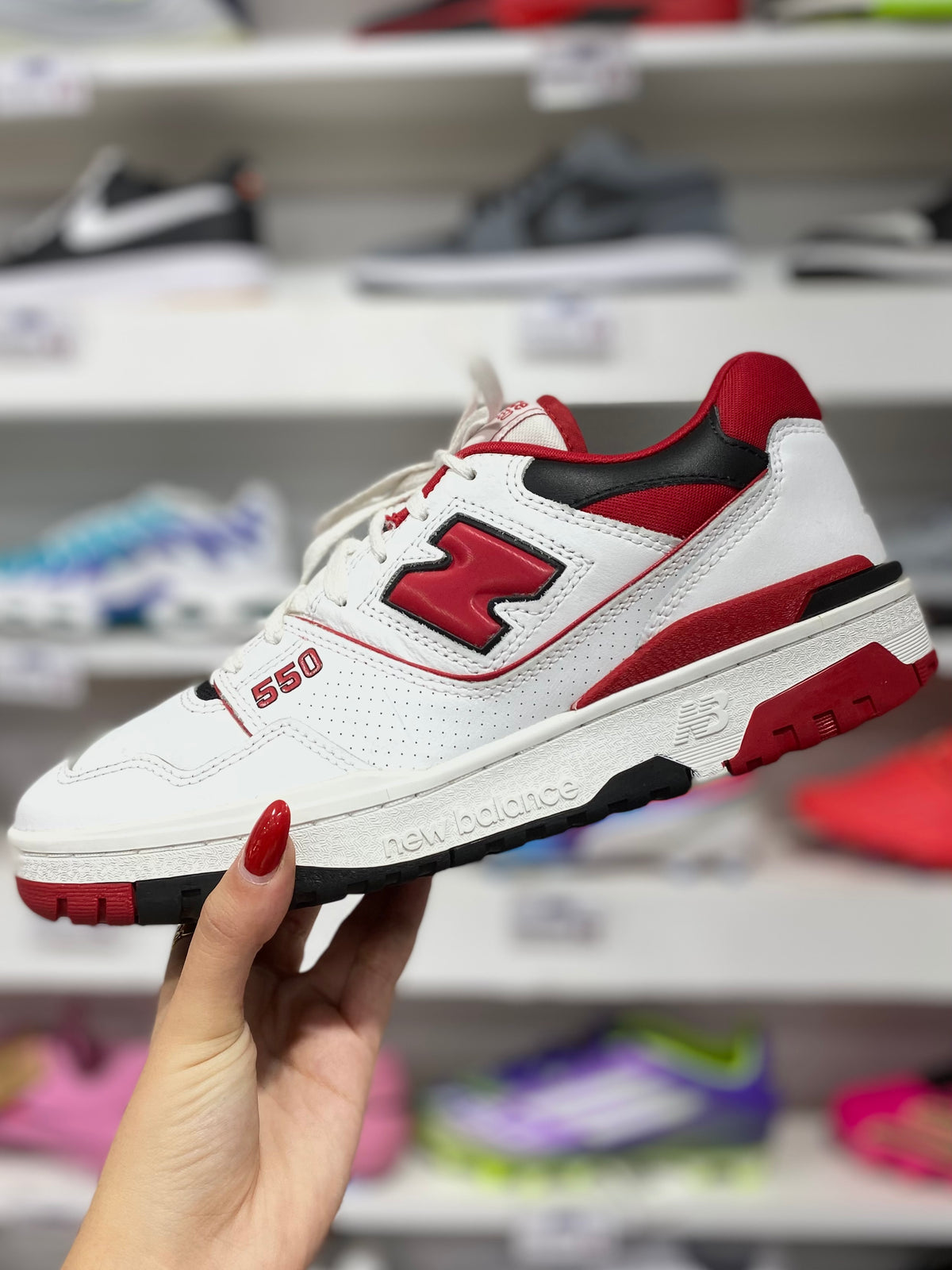 New Balance 550 White Red