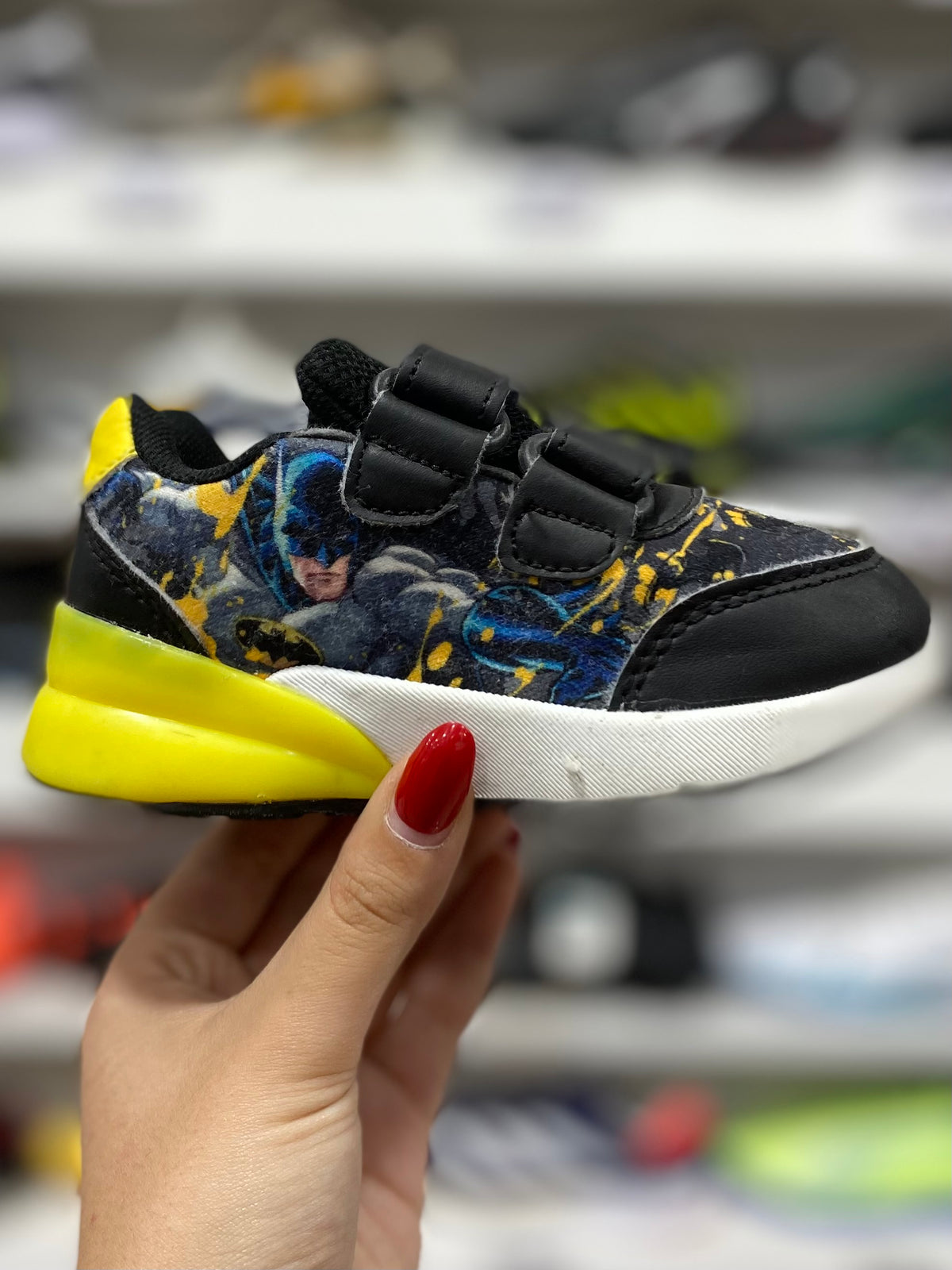 Batman kids light up sneakers